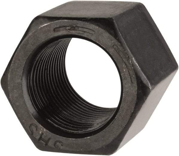 Value Collection - 3/4-16 UNF Steel Right Hand High Hex Nut - 1-1/16" Across Flats, 1" High, Uncoated - Americas Industrial Supply