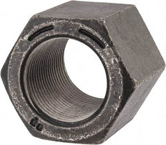 Value Collection - 1-1/4 - 12 UNF Steel Right Hand High Hex Nut - 1-13/16" Across Flats, 2-7/8" High, Uncoated - Americas Industrial Supply