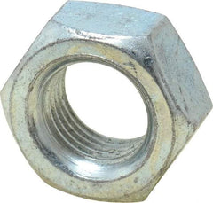 Value Collection - M14x1.50 Metric Fine Steel Right Hand Hex Nut - 22mm Across Flats, 11mm High, Zinc-Plated Finish - Americas Industrial Supply