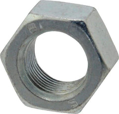 Value Collection - M18x1.50 Metric Fine Steel Right Hand Hex Nut - 27mm Across Flats, 15mm High, Zinc-Plated Finish - Americas Industrial Supply