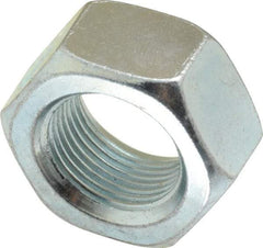 Value Collection - M20x1.50 Metric Fine Steel Right Hand Hex Nut - 30mm Across Flats, 16mm High, Zinc-Plated Finish - Americas Industrial Supply