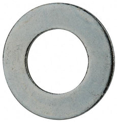 Value Collection - 1-3/8" Screw, Steel SAE Flat Washer - 1-7/16" ID x 2-3/4" OD, 5/32" Thick, Zinc-Plated Finish - Americas Industrial Supply