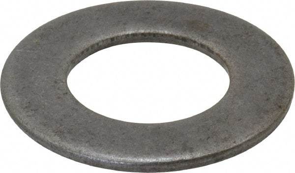 Value Collection - 1-1/4" Screw, Steel SAE Flat Washer - 1-3/8" ID x 2-1/2" OD, 5/32" Thick, Plain Finish - Americas Industrial Supply