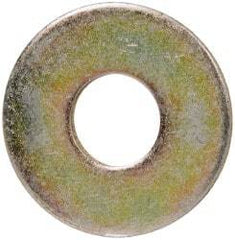 Value Collection - 3/8" Screw, Grade 8 Steel Extra Thick Flat Washer - Zinc Yellow Dichromate Finish - Americas Industrial Supply