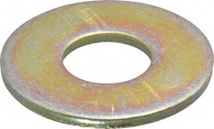 Value Collection - 7/8" Screw, Grade 8 Steel Extra Thick Flat Washer - Zinc Yellow Dichromate Finish - Americas Industrial Supply