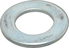 Value Collection - M30 Screw, Steel Standard Flat Washer - 31mm ID x 56mm OD, 4mm Thick, Zinc-Plated Finish - Americas Industrial Supply