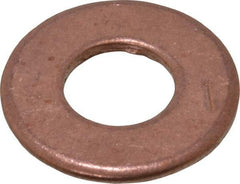 Value Collection - #24 Screw, Silicon Bronze Standard Flat Washer - 0.395" ID x 7/8" OD, 0.064" Thick, Plain Finish - Americas Industrial Supply