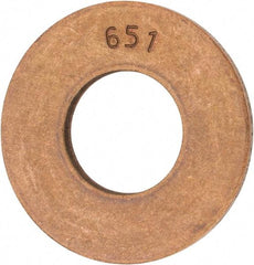 Value Collection - 5/8" Screw, Silicon Bronze Standard Flat Washer - 0.656" ID x 1-1/2" OD, 0.102" Thick - Americas Industrial Supply