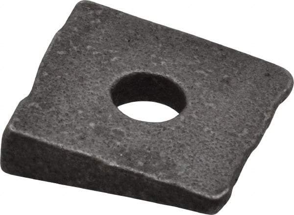 Value Collection - 3/8" Bolt, Iron Beveled Square Washer - 7/16" ID, 11/32 Minimum Thickness - Americas Industrial Supply