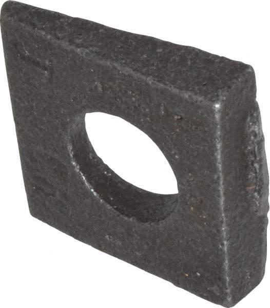 Value Collection - 1/2" Bolt, Iron Beveled Square Washer - 9/16" ID, 11/32 Minimum Thickness - Americas Industrial Supply
