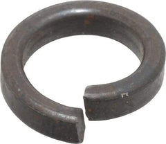 Value Collection - 5/16", 0.318" ID, 0.093" Thick High Collar Split Lock Washer - Steel, Uncoated, 0.318" Min ID, 0.338" Max ID, 0.46" Max OD - Americas Industrial Supply