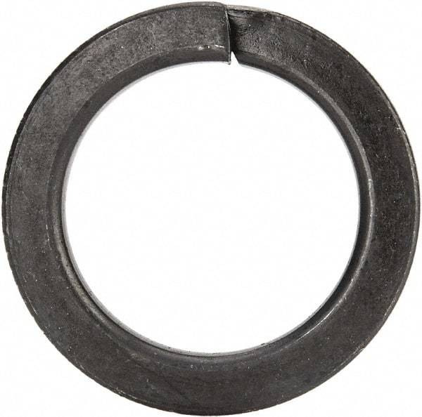 Value Collection - 7/8", 0.887" ID, 0.234" Thick High Collar Split Lock Washer - Steel, Uncoated, 0.887" Min ID, 0.905" Max ID, 1.296" Max OD - Americas Industrial Supply