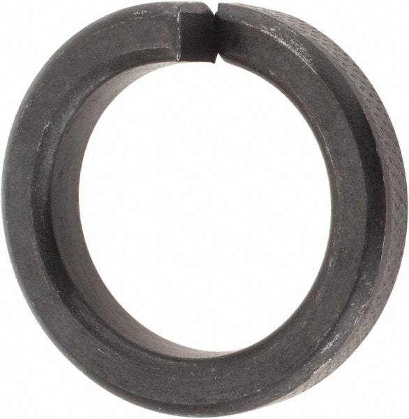 Value Collection - 1", 1.017" ID, 1/4" Thick High Collar Split Lock Washer - Steel, Uncoated, 1.017" Min ID, 1.042" Max ID, 1.483" Max OD - Americas Industrial Supply