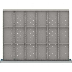 LISTA - 18-Compartment Drawer Divider Layout for 3.15" High Drawers - Americas Industrial Supply