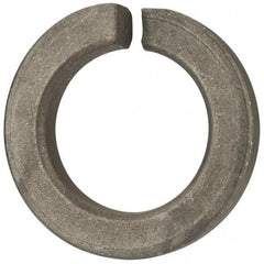 Value Collection - 1-1/2", 1.504" ID, 3/8" Thick Split Lock Washer - Steel, Zinc-Plated Finish, 1.504" Min ID, 1.534" Max ID, 2.419" Min OD, 2.43" Max OD - Americas Industrial Supply