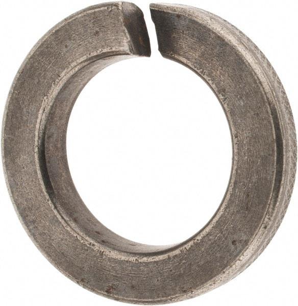 Value Collection - 1", 1.003" ID, 1/4" Thick Split Lock Washer - Steel, Uncoated, 1.003" Min ID, 1.024" Max ID, 1.656" Min OD, 1.661" Max OD - Americas Industrial Supply