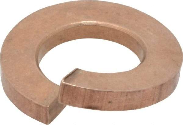 Value Collection - 3/8", 0.377" ID, 0.68" OD, 0.094" Thick Split Lock Washer - Silicon Bronze, 0.38" Min ID, 0.39" Max ID, 0.683" Min OD, 0.691" Max OD - Americas Industrial Supply