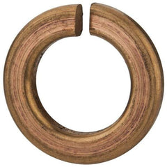 Value Collection - 5/8", 0.628" ID, 1.072" OD, 0.156" Thick Split Lock Washer - Silicon Bronze, 0.635" Min ID, 0.65" Max ID, 1.079" Min OD, 1.093" Max OD - Americas Industrial Supply