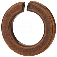 Value Collection - 3/4", 0.753" ID, 1.264" OD, 0.188" Thick Split Lock Washer - Silicon Bronze, 0.76" Min ID, 0.775" Max ID, 1.271" Min OD, 1.291" Max OD - Americas Industrial Supply