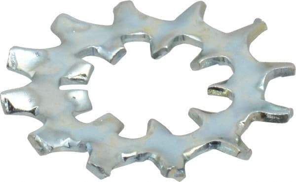 Value Collection - 3/8" Screw, 0.398" ID, Steel Internal Tooth & External Tooth Lock Washer - 0.985" OD, Zinc-Plated, Grade 2 - Americas Industrial Supply