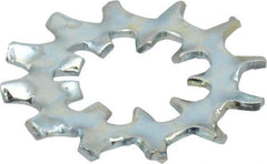 Value Collection - 3/8" Screw, 0.398" ID, Steel Internal Tooth & External Tooth Lock Washer - 0.985" OD, Zinc-Plated, Grade 2 - Americas Industrial Supply