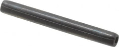 Made in USA - 3/32" Diam x 7/8" Long Coiled Spring Pin - Grade 1070-1090 Alloy Steel, Black Oxide Finish - Americas Industrial Supply