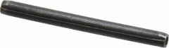 Made in USA - 3/32" Diam x 1-1/8" Long Coiled Spring Pin - Grade 1070-1090 Alloy Steel, Black Oxide Finish - Americas Industrial Supply