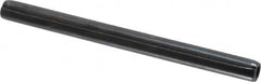 Made in USA - 3/16" Diam x 2-1/2" Long Coiled Spring Pin - Grade 1070-1090 Alloy Steel, Black Oxide Finish - Americas Industrial Supply