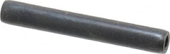 Made in USA - 7/32" Diam x 1-1/2" Long Coiled Spring Pin - Grade 1070-1090 Alloy Steel, Black Oxide Finish - Americas Industrial Supply