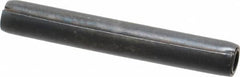 Made in USA - 1/4" Diam x 1-3/4" Long Coiled Spring Pin - Grade 1070-1090 Alloy Steel, Black Oxide Finish - Americas Industrial Supply