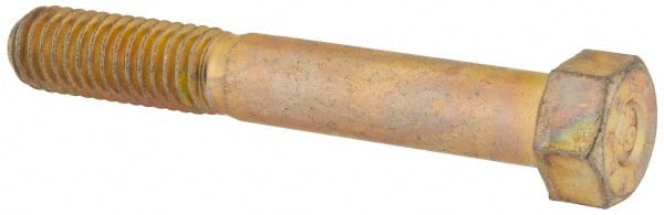 Made in USA - 7/16-14 UNC, 3" Length Under Head Hex Head Cap Screw - Americas Industrial Supply