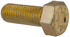 Hex Head Cap Screw: 3/4-10 x 2″, Grade L9 Steel, Zinc Yellow Dichromate Finish Fully Threaded