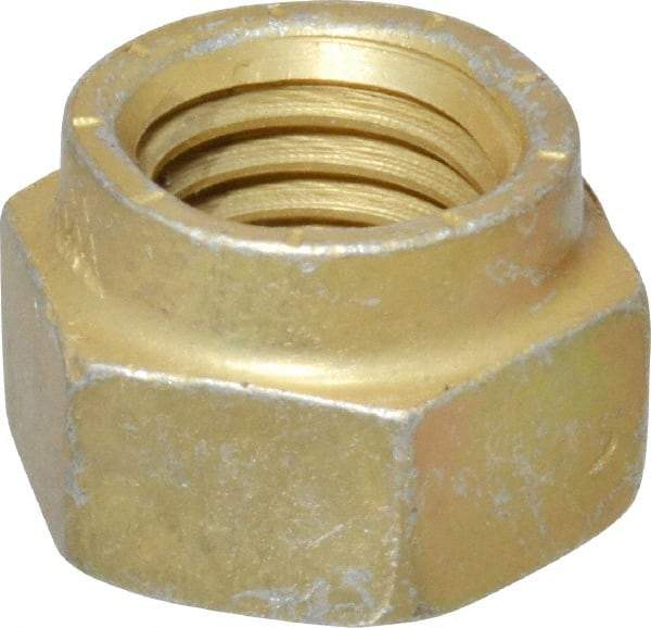 Value Collection - 3/4-10 UNC Grade L9 Hex Lock Nut with Distorted Thread - 1-1/8" Width Across Flats, Cadmium Dichromate Finish - Americas Industrial Supply