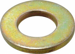 Made in USA - 7/16" Screw, Grade 9 Steel SAE Flat Washer - Americas Industrial Supply