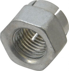 Flex-Loc - 3/8-24 UNJF Grade 2 Hex Lock Nut with Expanding Flex Top - Americas Industrial Supply