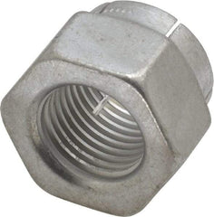 Flex-Loc - 1/2-20 UNJF Grade 2 Hex Lock Nut with Expanding Flex Top - Cadmium-Plated Finish, Meets Military Specifications - Americas Industrial Supply