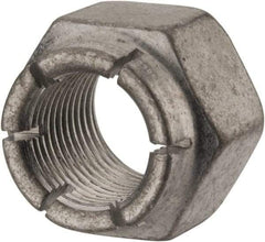 Flex-Loc - 5/8-18 UNJF Grade 2 Hex Lock Nut with Expanding Flex Top - 15/16" Width Across Flats, Cadmium-Plated Finish, Meets Military Specifications - Americas Industrial Supply