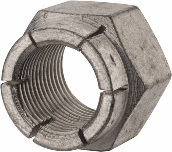 Flex-Loc - 3/4-16 UNJF Grade 2 Hex Lock Nut with Expanding Flex Top - Cadmium-Plated Finish, Meets Military Specifications - Americas Industrial Supply