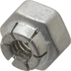 Flex-Loc - #8-32 UNJC Grade 2 Hex Lock Nut with Expanding Flex Top - Cadmium-Plated Finish, Meets Military Specifications - Americas Industrial Supply