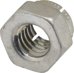 Flex-Loc - 5/16-18 UNC Grade 2 Hex Lock Nut with Expanding Flex Top - Cadmium-Plated Finish, Meets Military Specifications - Americas Industrial Supply