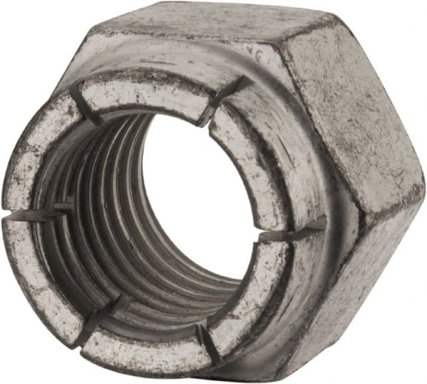 Flex-Loc - 3/4-10 UNC Grade 2 Hex Lock Nut with Expanding Flex Top - Americas Industrial Supply