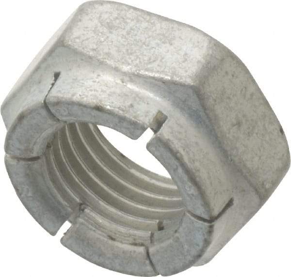 Flex-Loc - 3/8-24 UNJF Grade 2 Hex Lock Nut with Expanding Flex Top - 9/32" High, Cadmium-Plated Finish, Meets Military Specifications - Americas Industrial Supply