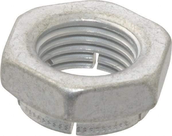 Flex-Loc - 1/2-20 UNJF Grade 2 Hex Lock Nut with Expanding Flex Top - 21/64" High, Cadmium-Plated Finish, Meets Military Specifications - Americas Industrial Supply