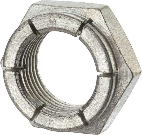 Flex-Loc - 7/8-14 UNJF Grade 2 Hex Lock Nut with Expanding Flex Top - Cadmium-Plated Finish, Meets Military Specifications - Americas Industrial Supply