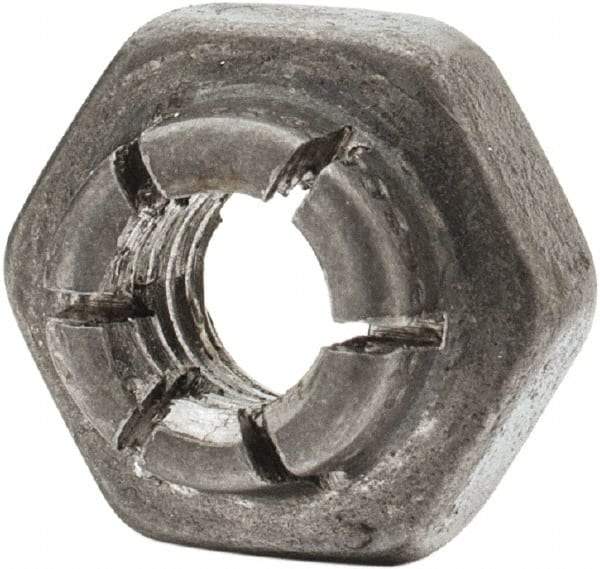 Flex-Loc - #10-24 UNJC Grade 2 Hex Lock Nut with Expanding Flex Top - 3/16" High, Cadmium-Plated Finish, Meets Military Specifications - Americas Industrial Supply