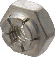 Flex-Loc - #8-32 UNJC Grade 2 Hex Lock Nut with Expanding Flex Top - 3/16" High, Cadmium-Plated Finish, Meets Military Specifications - Americas Industrial Supply