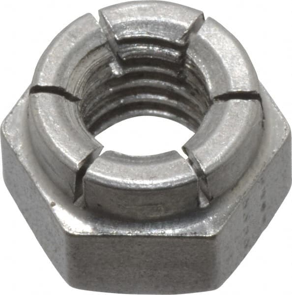 Flex-Loc - 5/16-18 UNC 18-8 Hex Lock Nut with Expanding Flex Top - Uncoated, Meets Military Specifications - Americas Industrial Supply