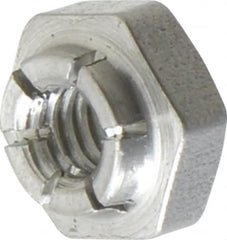 Flex-Loc - #8-32 UNJC 18-8 Hex Lock Nut with Expanding Flex Top - 3/16" High, Uncoated, Meets Military Specifications - Americas Industrial Supply