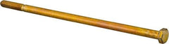 Value Collection - 5/16-18 UNC, 7-1/2" Length Under Head Hex Head Cap Screw - Partially Threaded, Grade 8 Alloy Steel, Zinc-Plated Finish, 1/2" Hex - Americas Industrial Supply