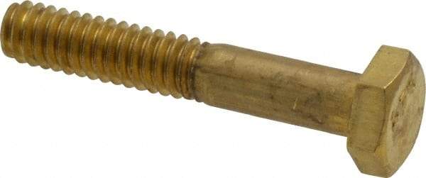 Value Collection - 1/2-13 UNC, 7/8" Length Under Head Hex Head Cap Screw - Fully Threaded, Grade 8 Alloy Steel, Zinc-Plated Finish, 3/4" Hex - Americas Industrial Supply